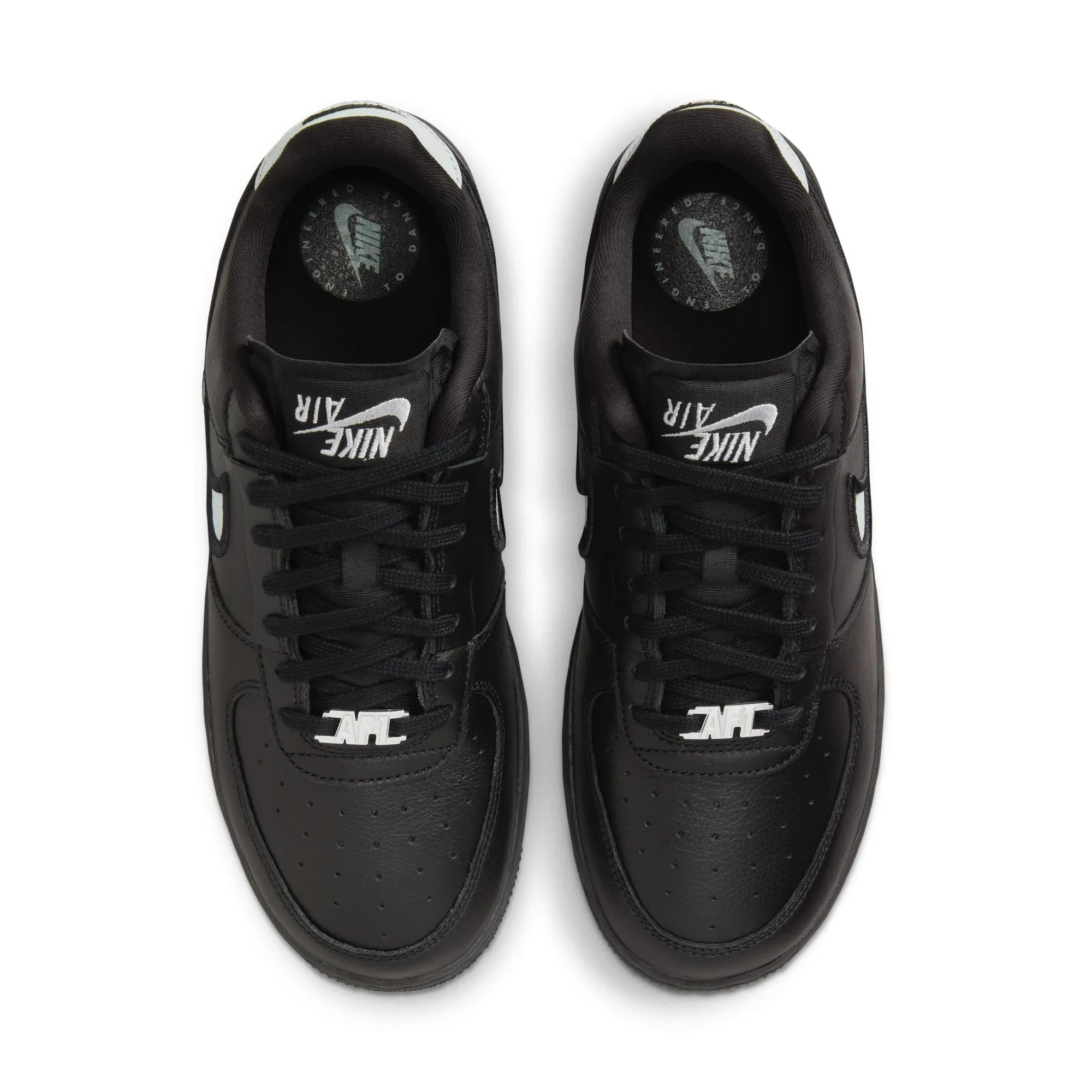 Wmns Air Force 1 Dance 'Black Metallic Silver' waterproof user