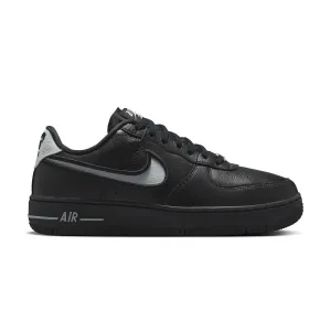Smooth zipper closure Wmns Air Force 1 Dance 'Black Metallic Silver'