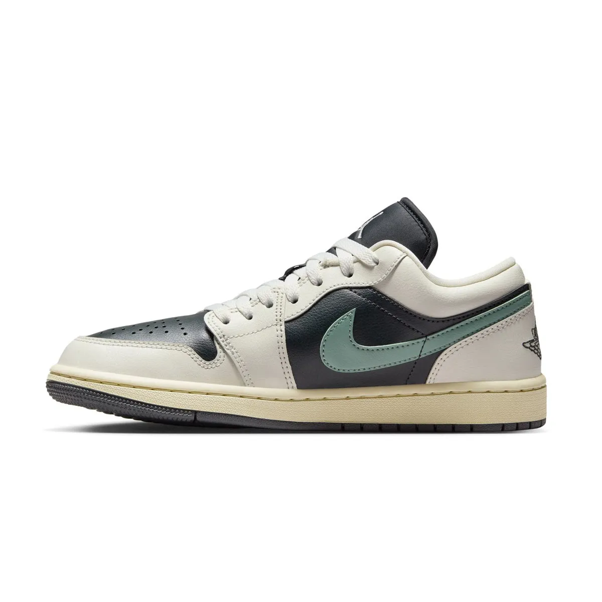Upgraded look Handcrafted Stitching Wmns Air Jordan 1 Low 'Jade Smoke??