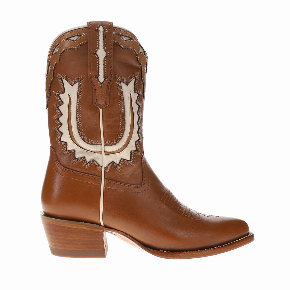 Silent Glam The Jolene Round Toe Cowboy Boots