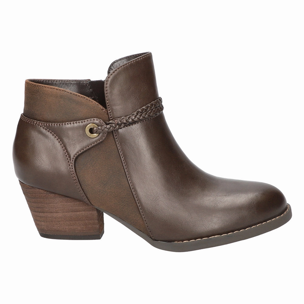 Eco Material Morning Walk Audrina Round Toe Zippered Booties