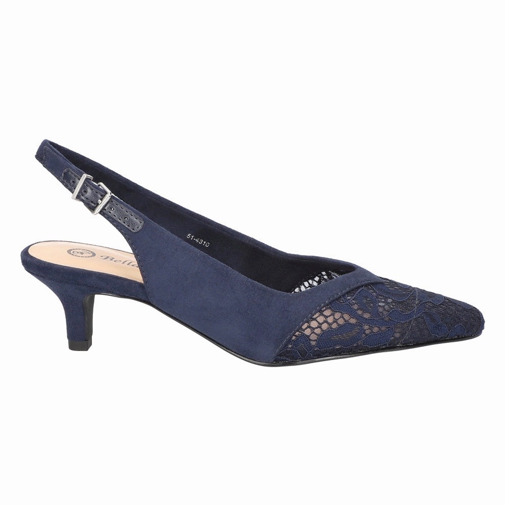 Main Walk Urban Steps Marquette Kitten Heel Slingback Pumps