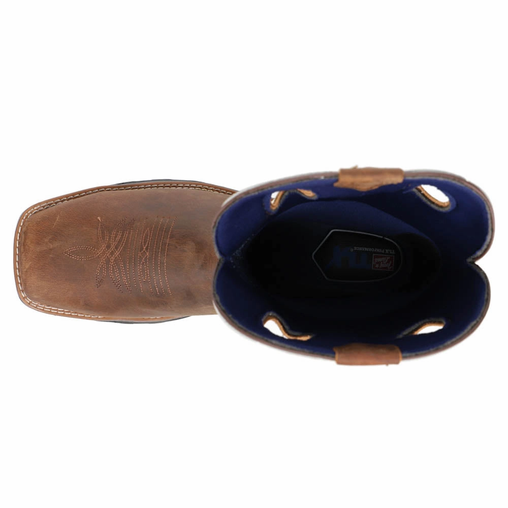 Impact Resistant Toe Cap Fireball 11 Inch Waterproof Composite Toe Work Boots