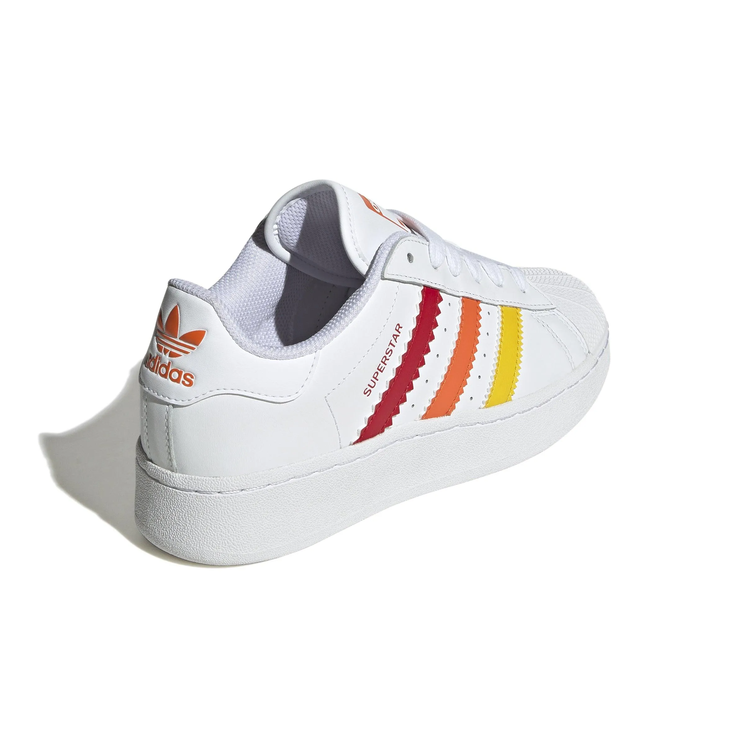 Wmns Superstar XLG 'White Multi-Color' Working