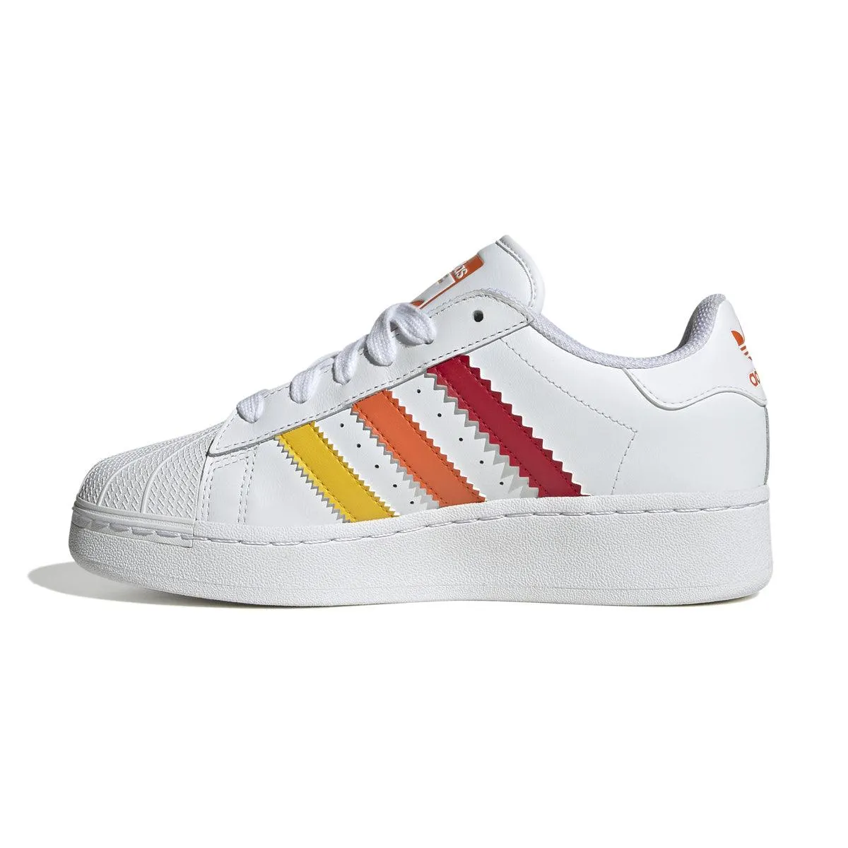 Wmns Superstar XLG 'White Multi-Color' Adjustable Fit System Indoor Comfort