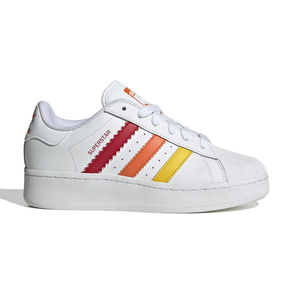 Wmns Superstar XLG 'White Multi-Color' Fashionable Look