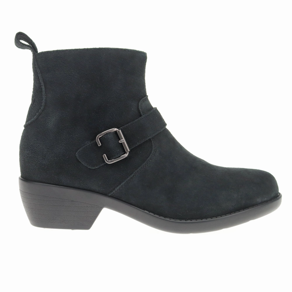 Anti microbial Memphis Round Toe Zippered Booties