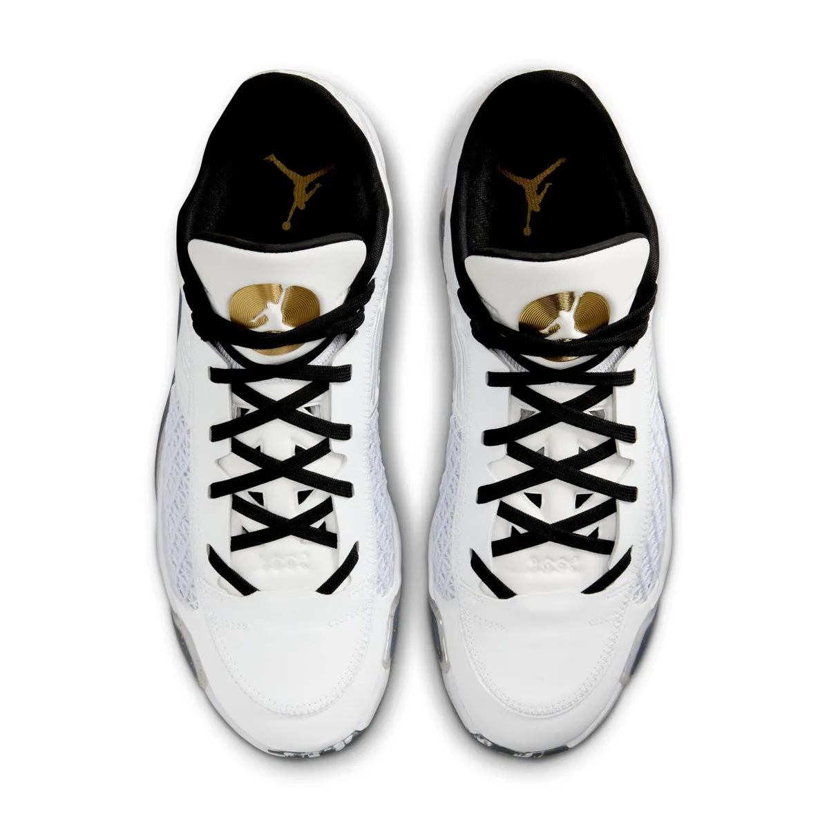 Air Jordan XXXVIII Low PF 'White Black' All-day shock absorption Slip On Mechanism