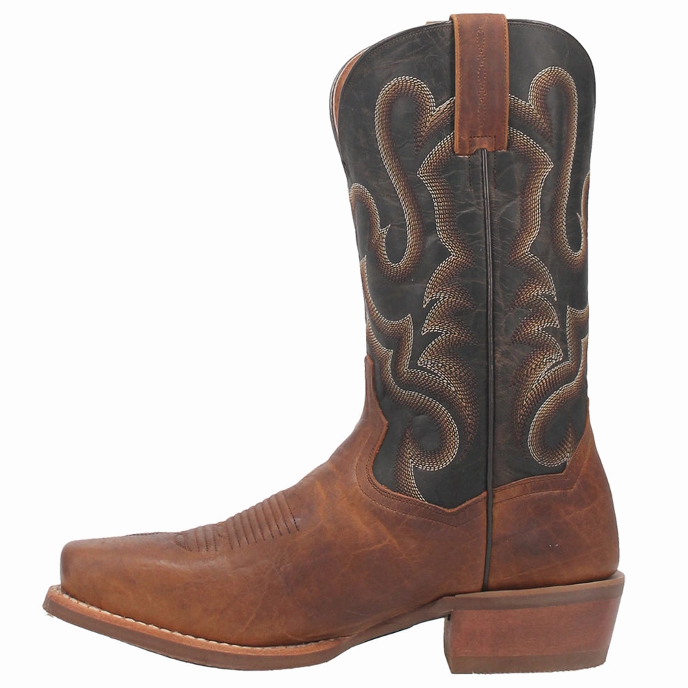 Zero Drop Design Richland Embroidered Square Toe Pull On Cowboy Boots