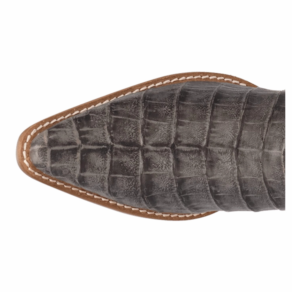 Slip Resistant Hiking Trails Padded Collar Lining Ricki Croc Animal Print Snip Toe Cowboy Booties