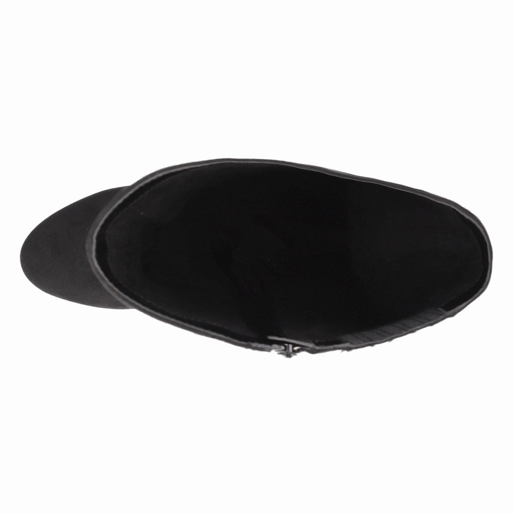 Rima Round Toe Wide Calf Zippered Boots Cushioned Step Cold Climate