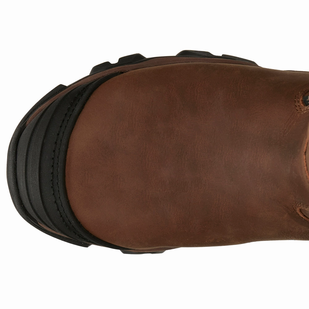 Impact Resistant Heel Cross Terrain 17 Inch Waterproof Nano Composite Toe Snake Resistant Work Boots