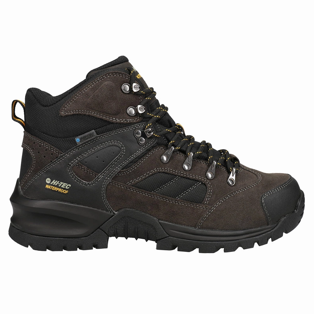 Slip Resistant Sole Rock Mid WP Lace Up Hiking Boots