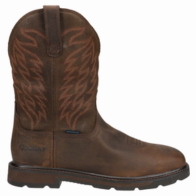 Groundbreaker 10 Inch Waterproof Soft Toe Work Boots biggest