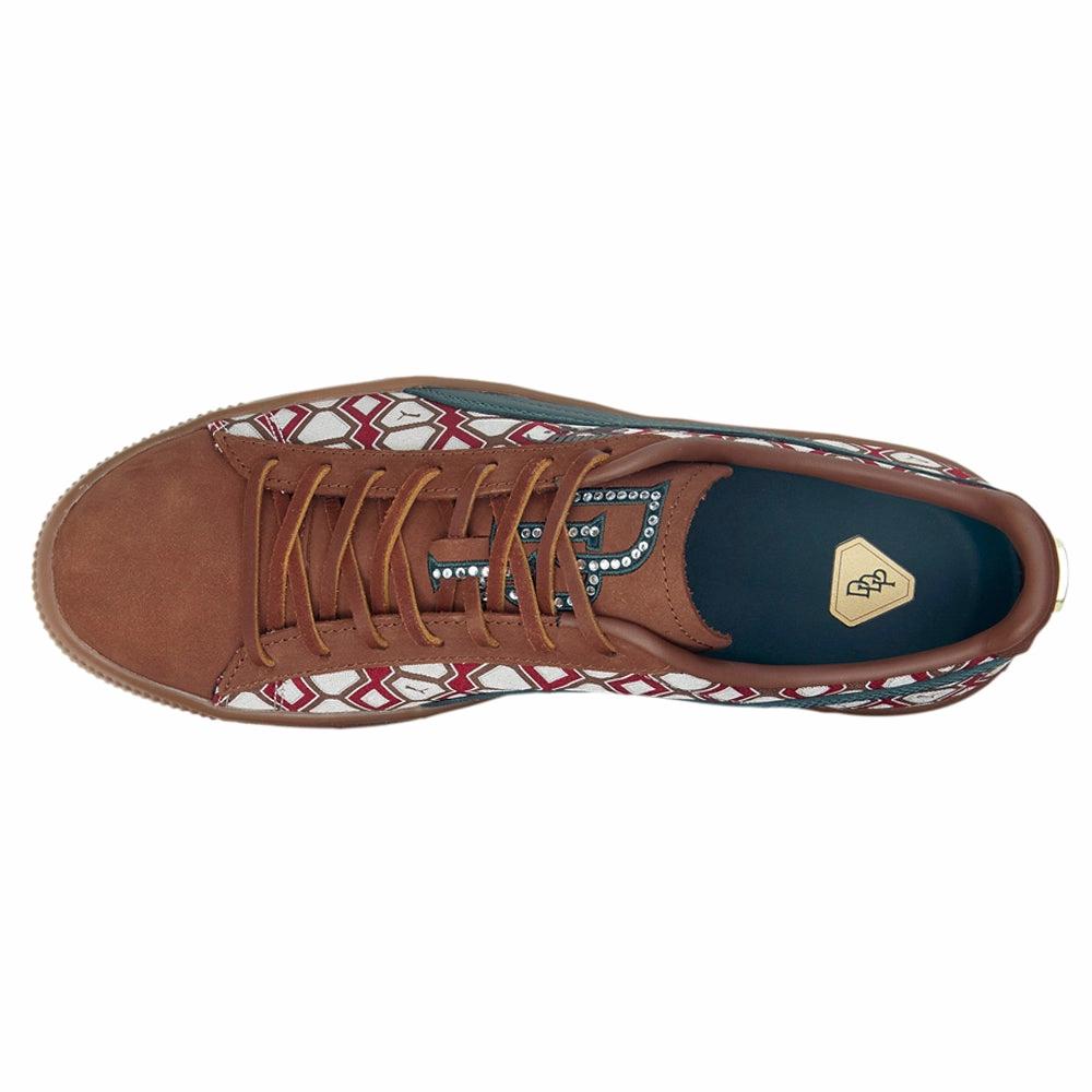 Clyde X Tassle DD Geometric Lace Up Sneakers High - end Shock absorption tech