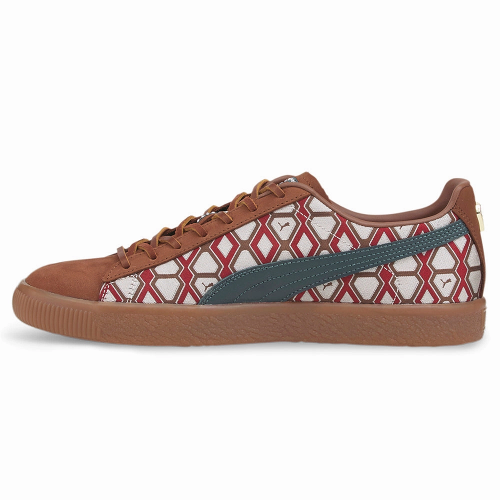 Clyde X Tassle DD Geometric Lace Up Sneakers Breathable wear