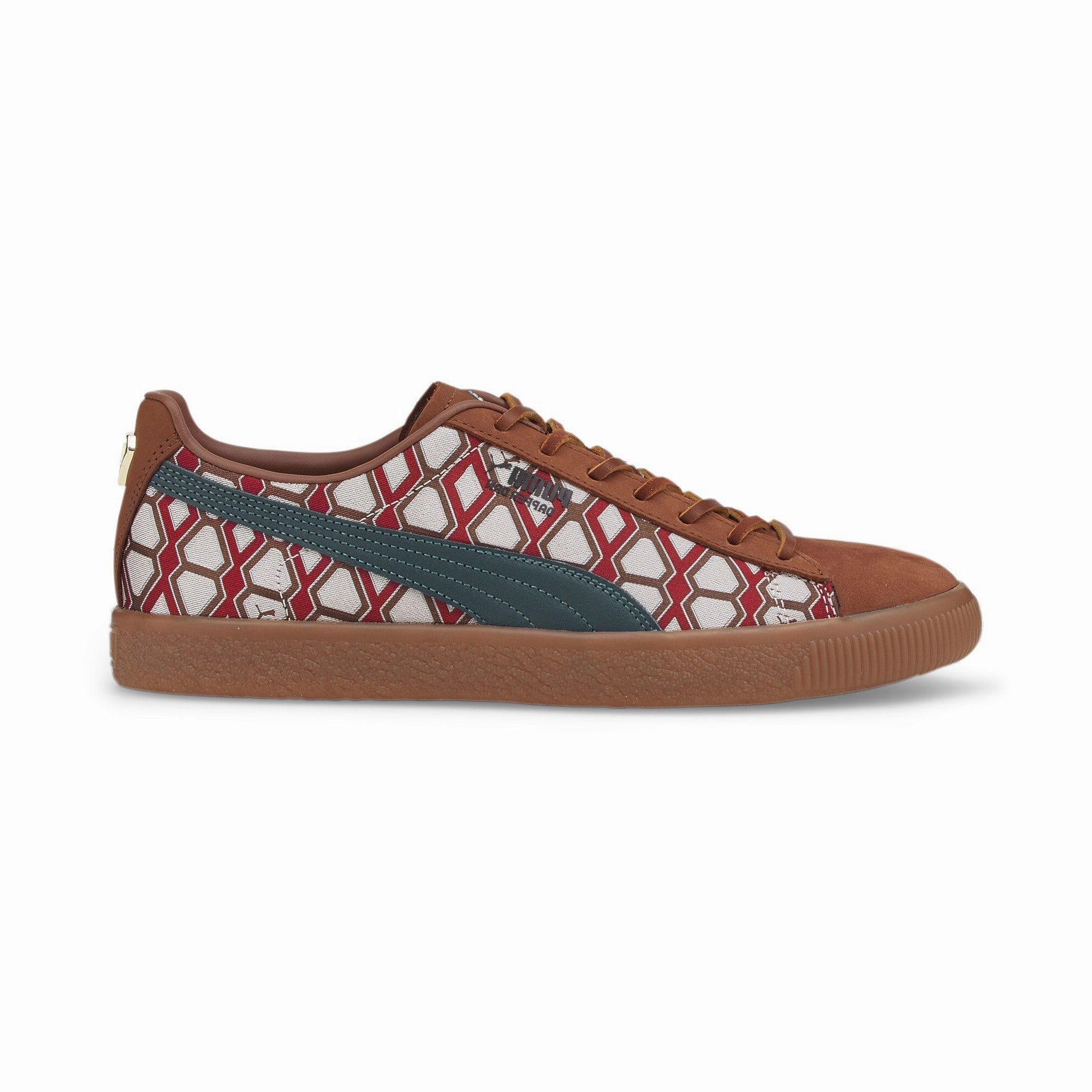 Clyde X Tassle DD Geometric Lace Up Sneakers casual dressers' slip - ons