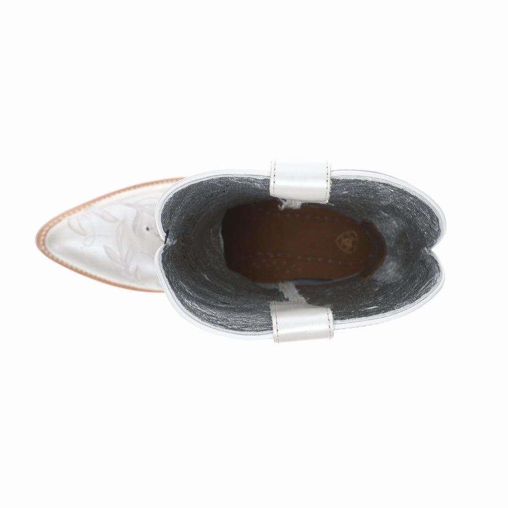 Romance Floral Embroidered Pointed Toe Cowboy Boots Breathable Nature Lover