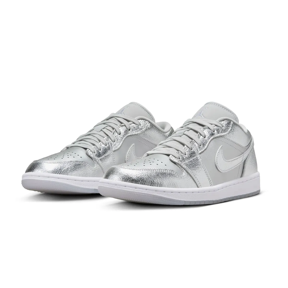 Wmns Air Jordan 1 Low SE 'Metallic Silver' Padded Arch