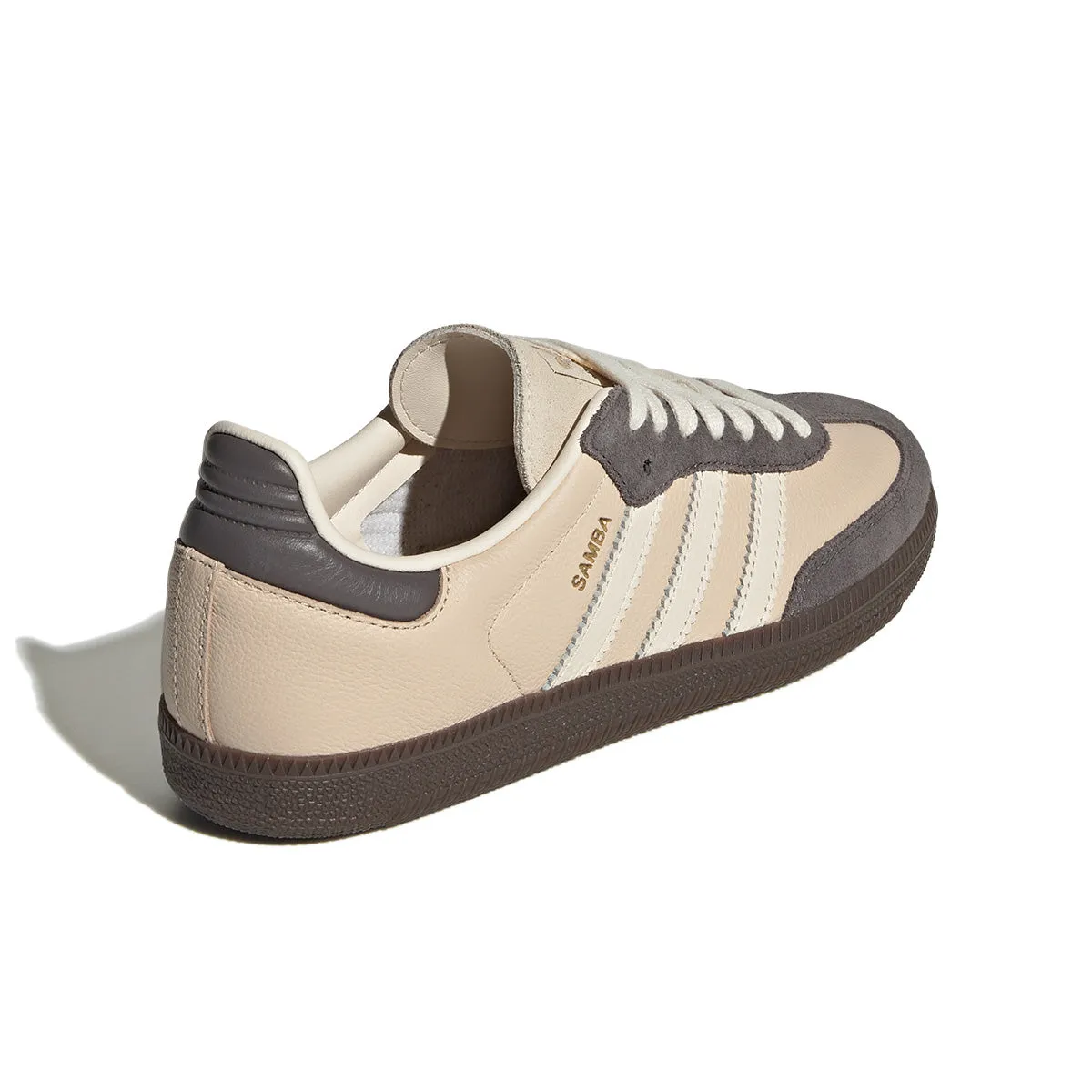 Wmns Samba OG 'Crystal Sands Charcoal' Plush traction