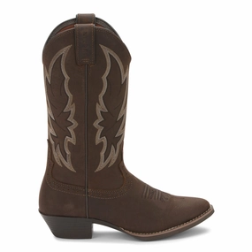 Hard wearing Low Profile Rough Terrain Rosella 12 Inch Round Toe Cowboy Boots