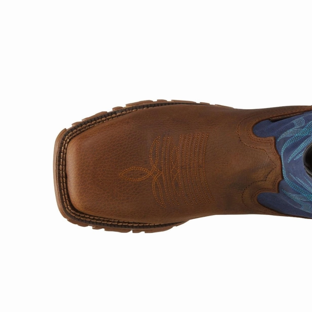 students Roustabout 11 Inch Waterproof Steel Toe Work Boots