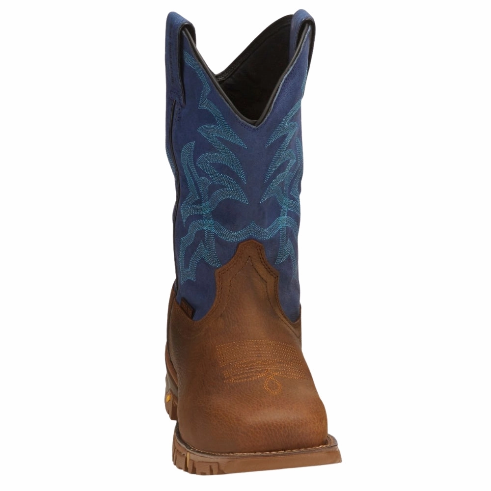 Stretchy sole Roustabout 11 Inch Waterproof Steel Toe Work Boots