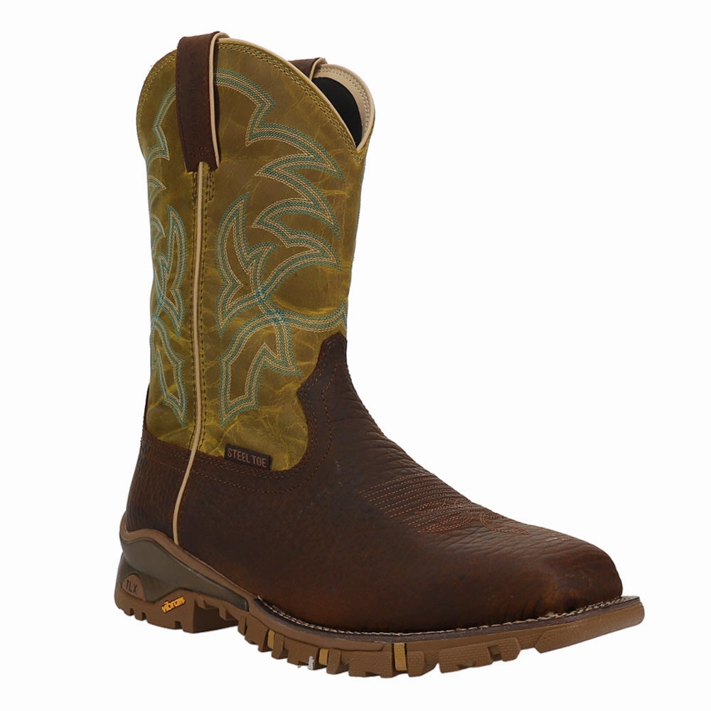 Anti Static Finish Slim flexibility Roustabout 11 Inch Waterproof Steel Toe Work Boots