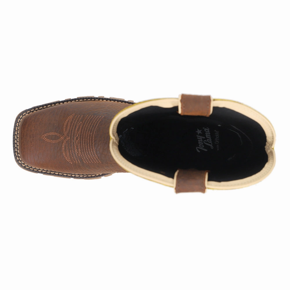 Sculpted comfort Shock Diffusing Plate Roustabout 11 Inch Waterproof Steel Toe Work Boots