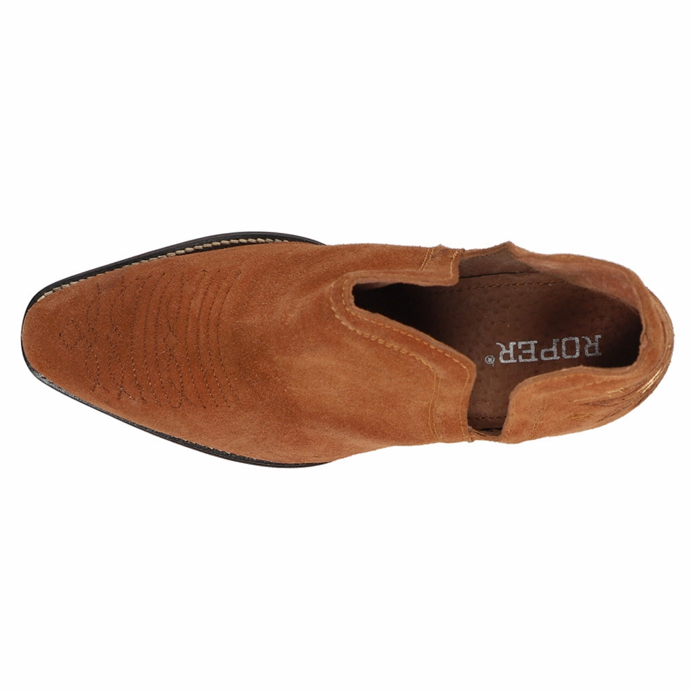 Rowdy Aztec Southwest Embroidered Round Toe Cowboy Booties Eco Material Cold Climate Resistant Layer