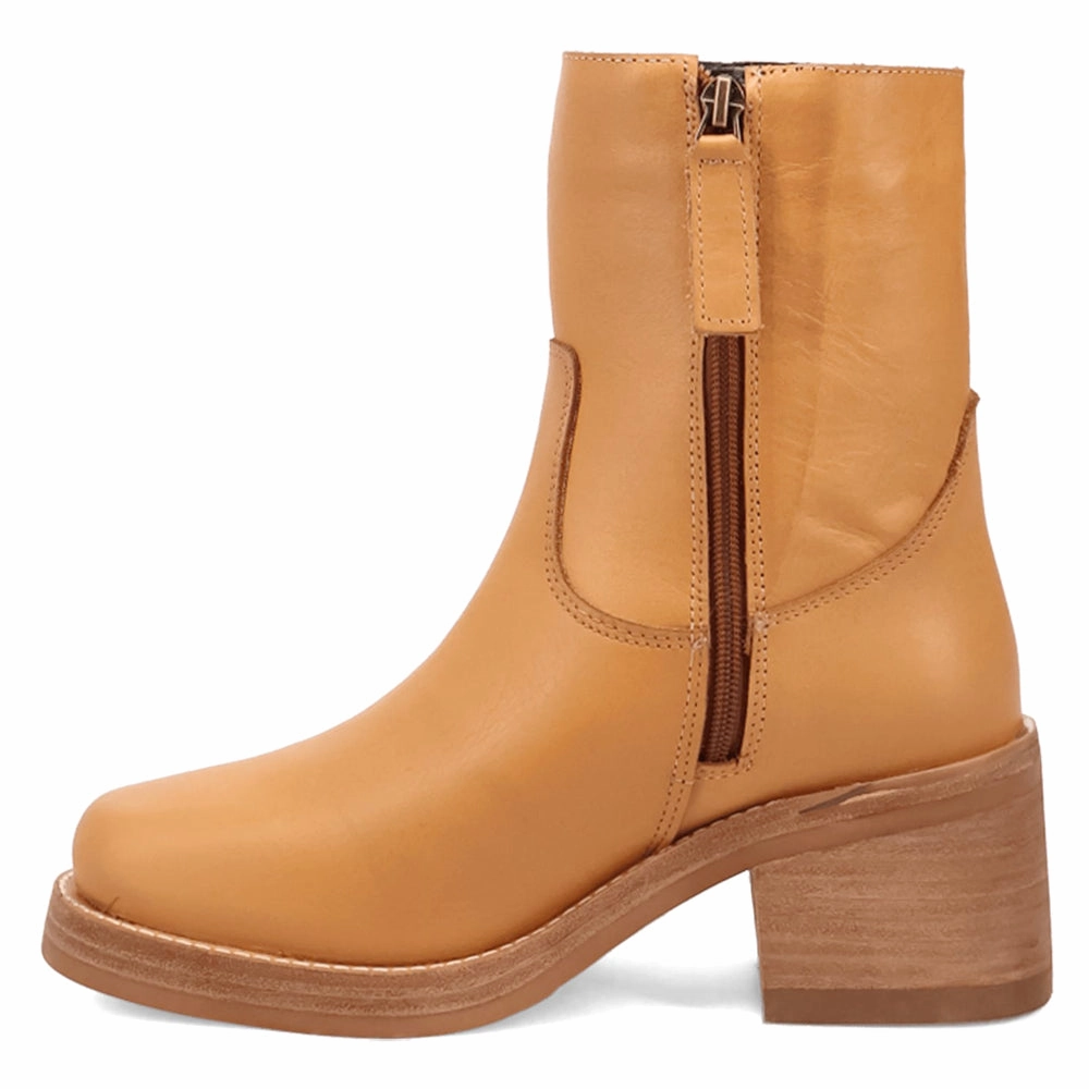 Roxy Round Toe Block Heel Zippered Boots No Tie Abrasion resistant