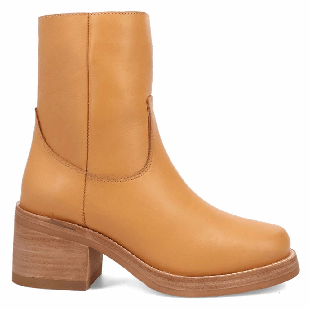 Roxy Round Toe Block Heel Zippered Boots Compact Form