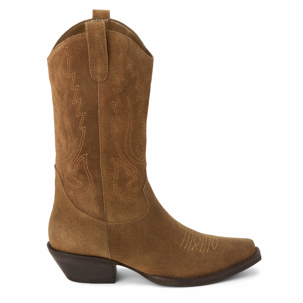 Canvas Lite Gaucho Embroidered Snip Toe Cowboy Boots