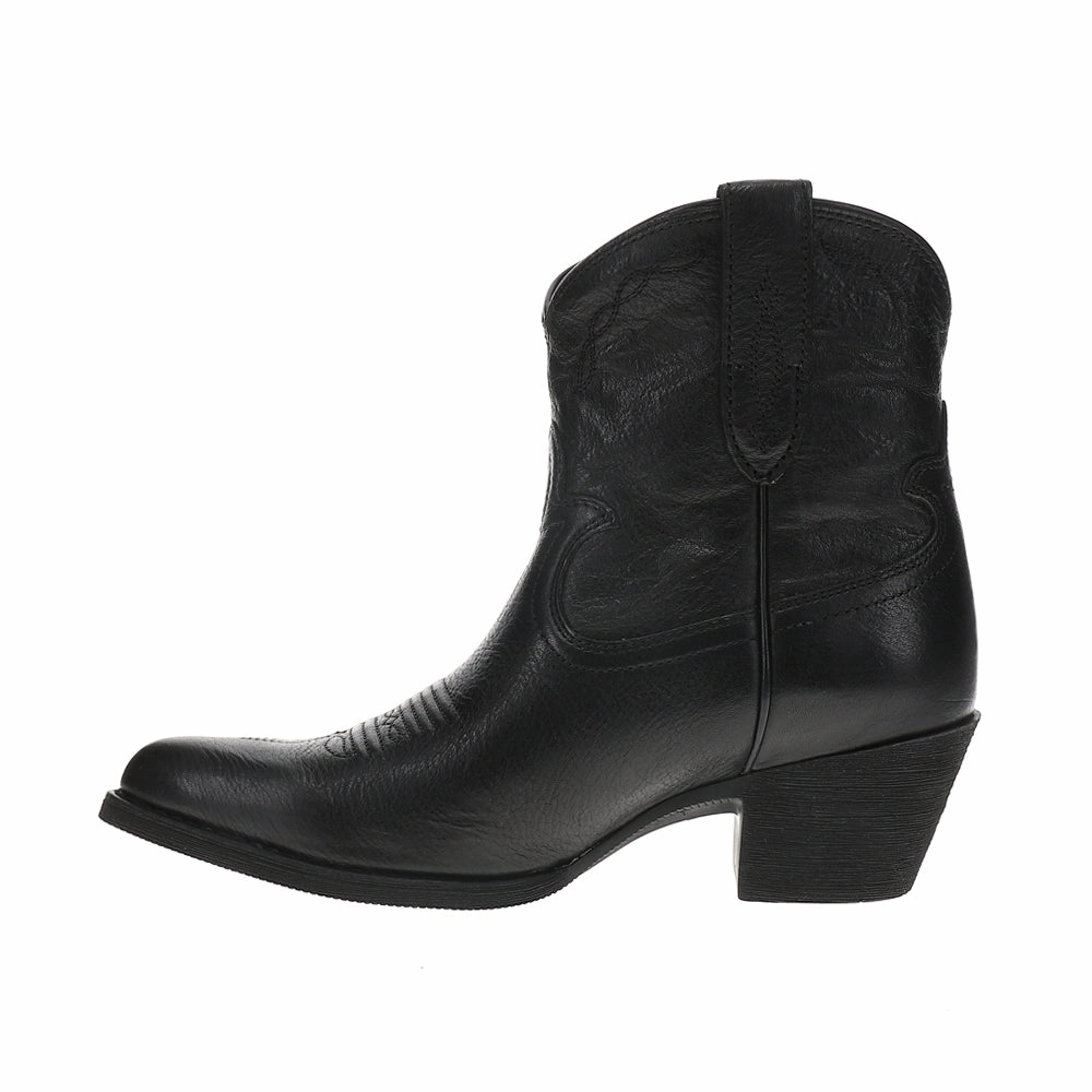 Neutral Pair Daily Mission Maggie Embroidered Pointed Toe Cowboy Booties