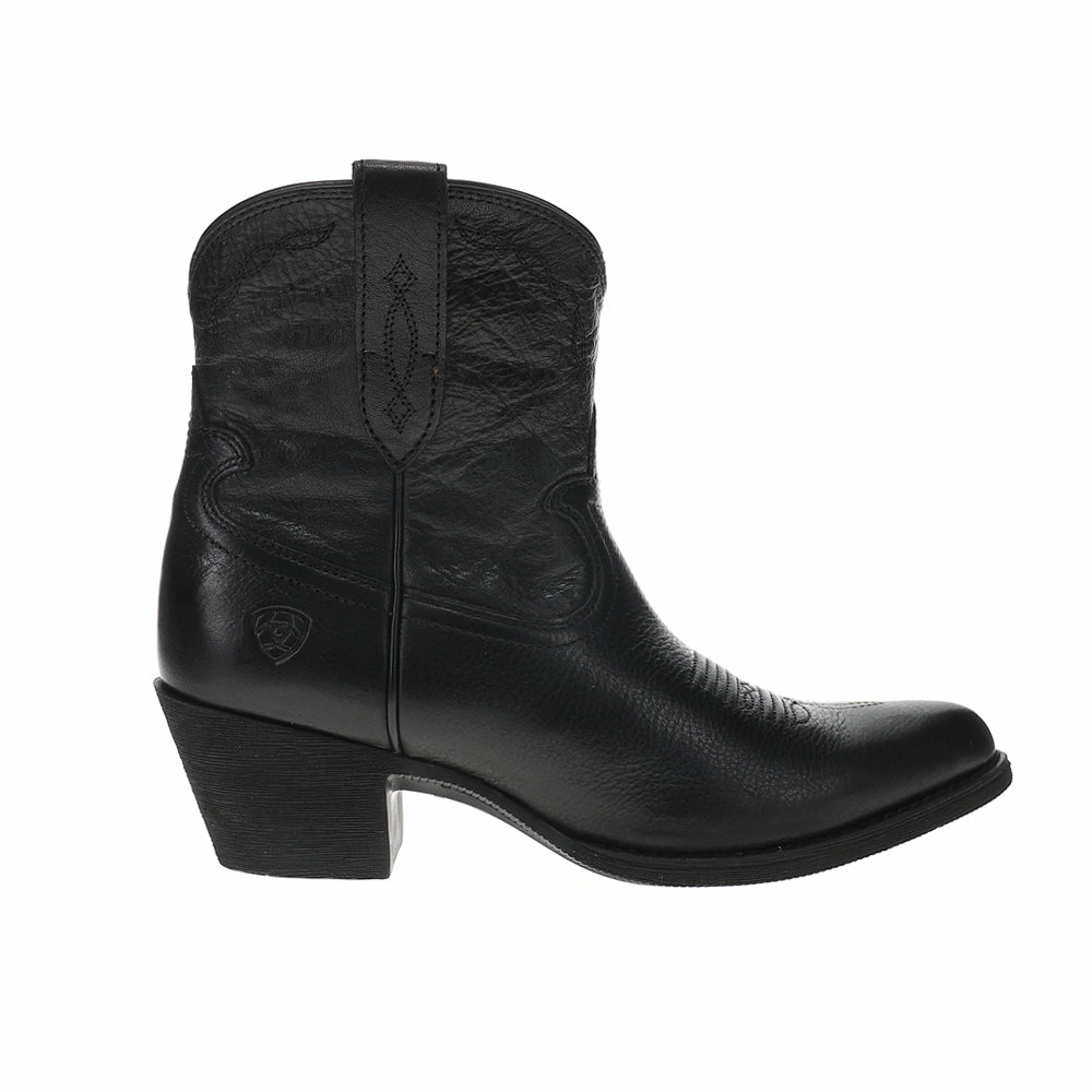 Maggie Embroidered Pointed Toe Cowboy Booties Classic Touch Moisture   Wicking