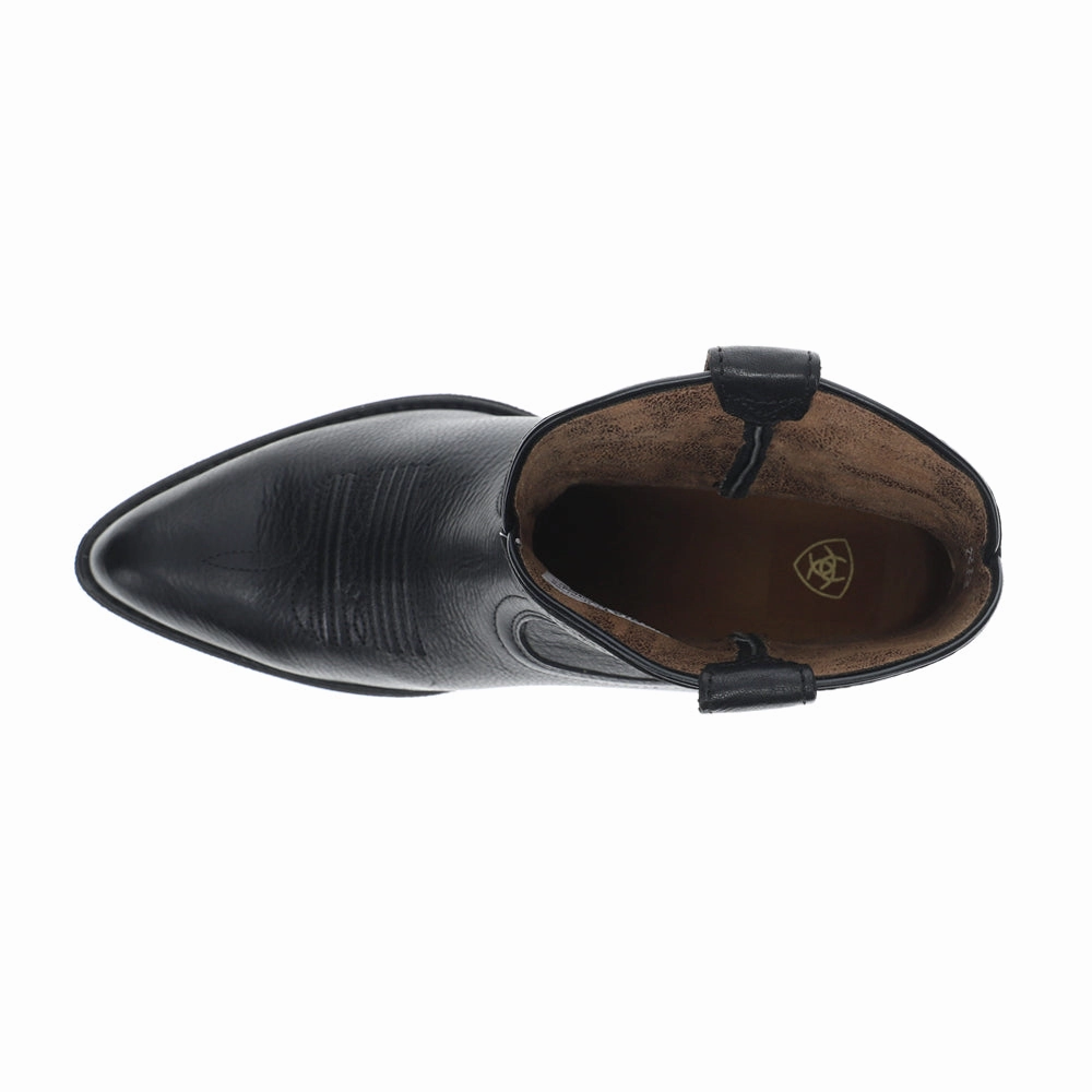 Maggie Embroidered Pointed Toe Cowboy Booties Padded Interior Hiking Trails Dust proof