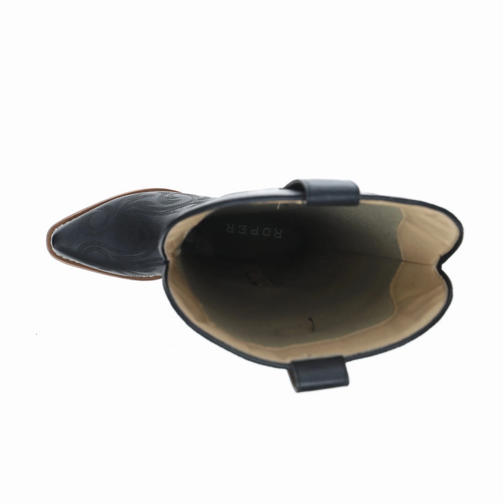 Ryder Embroidered Snip Toe Pull On Cowboy Boots Everyday Use