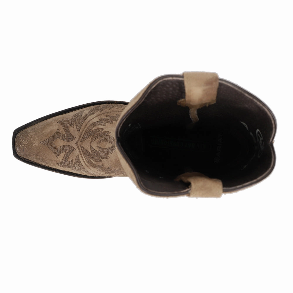 tint ankle boots Ryman Embroidered Snip Toe Pull On Cowboy Boots