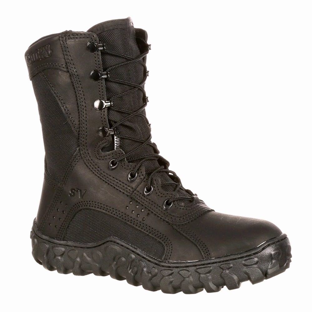 waterproof construction most fashionable S2V 8 inch Water-Resistant Soft Toe Tactical Boots