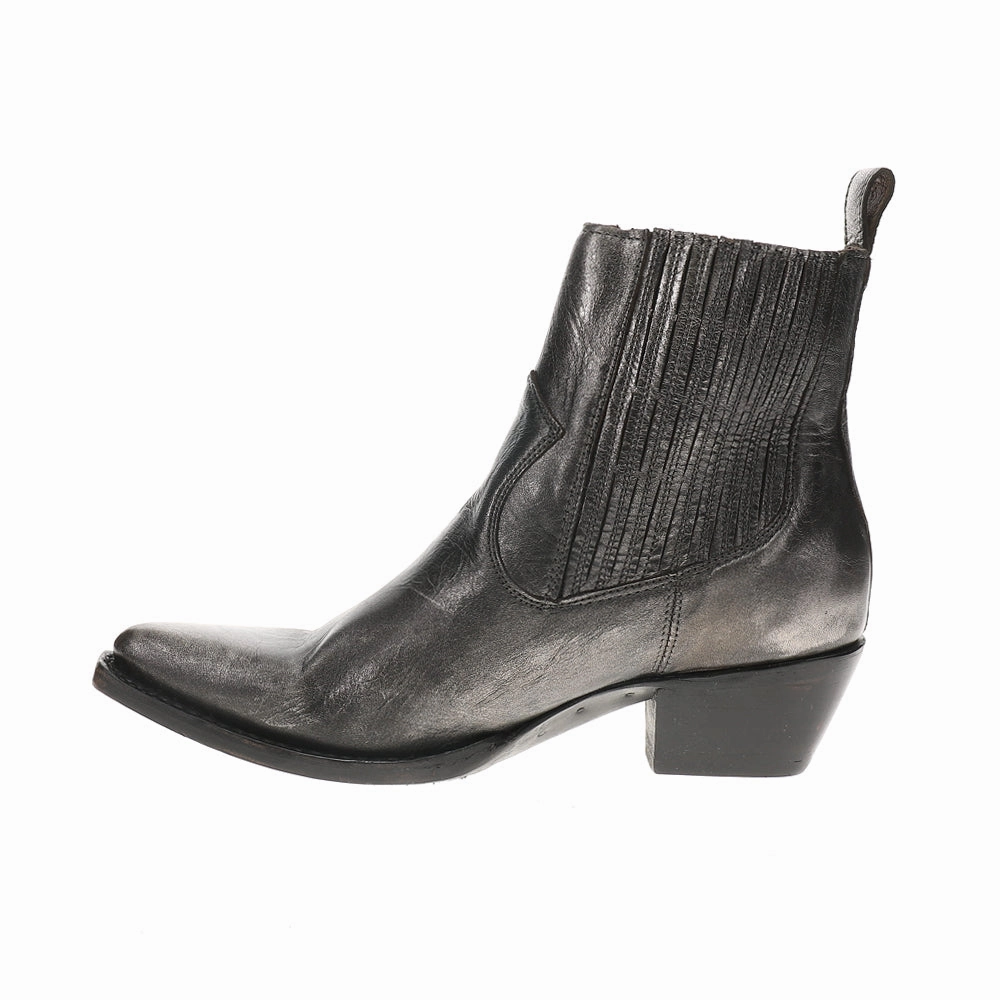 Soft Cushion Collar Elastic Cuff Sacha Pointed Toe Chelsea Booties