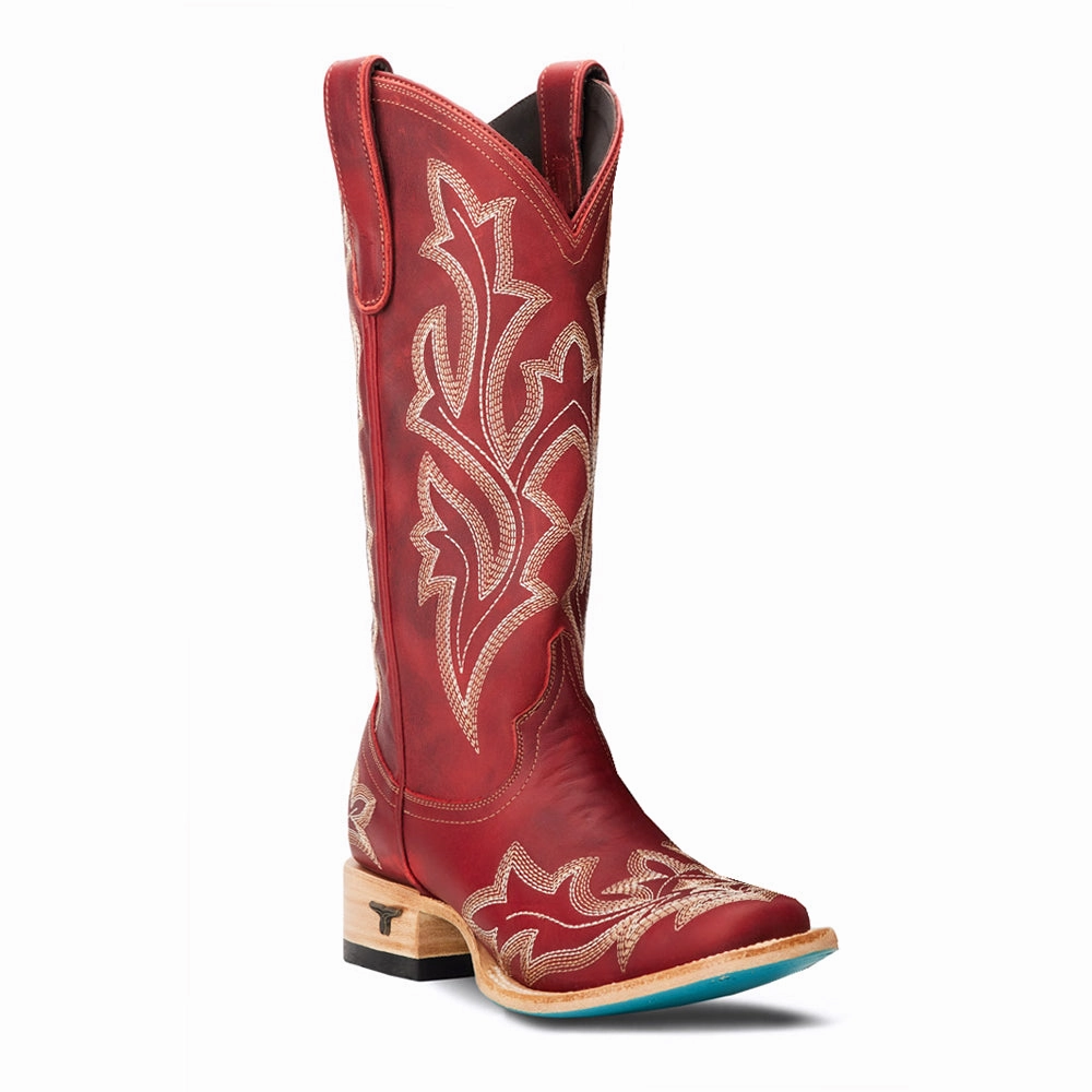 Premium Leather Upgrade Cushioned Step Trail Exploration Saratoga Embroidered Square Toe Cowboy Boot