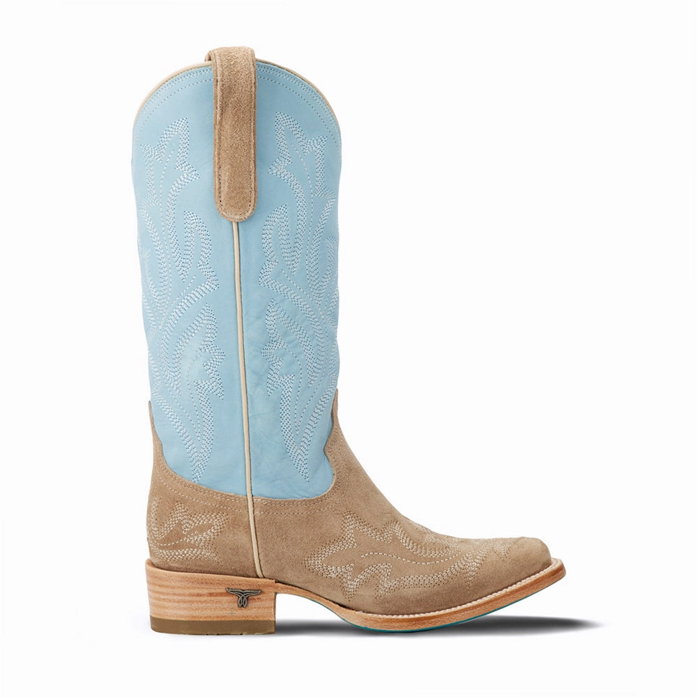Structured Fit Seamless Comfort Urban Traveler Saratoga Embroidered Square Toe Cowboy Boot