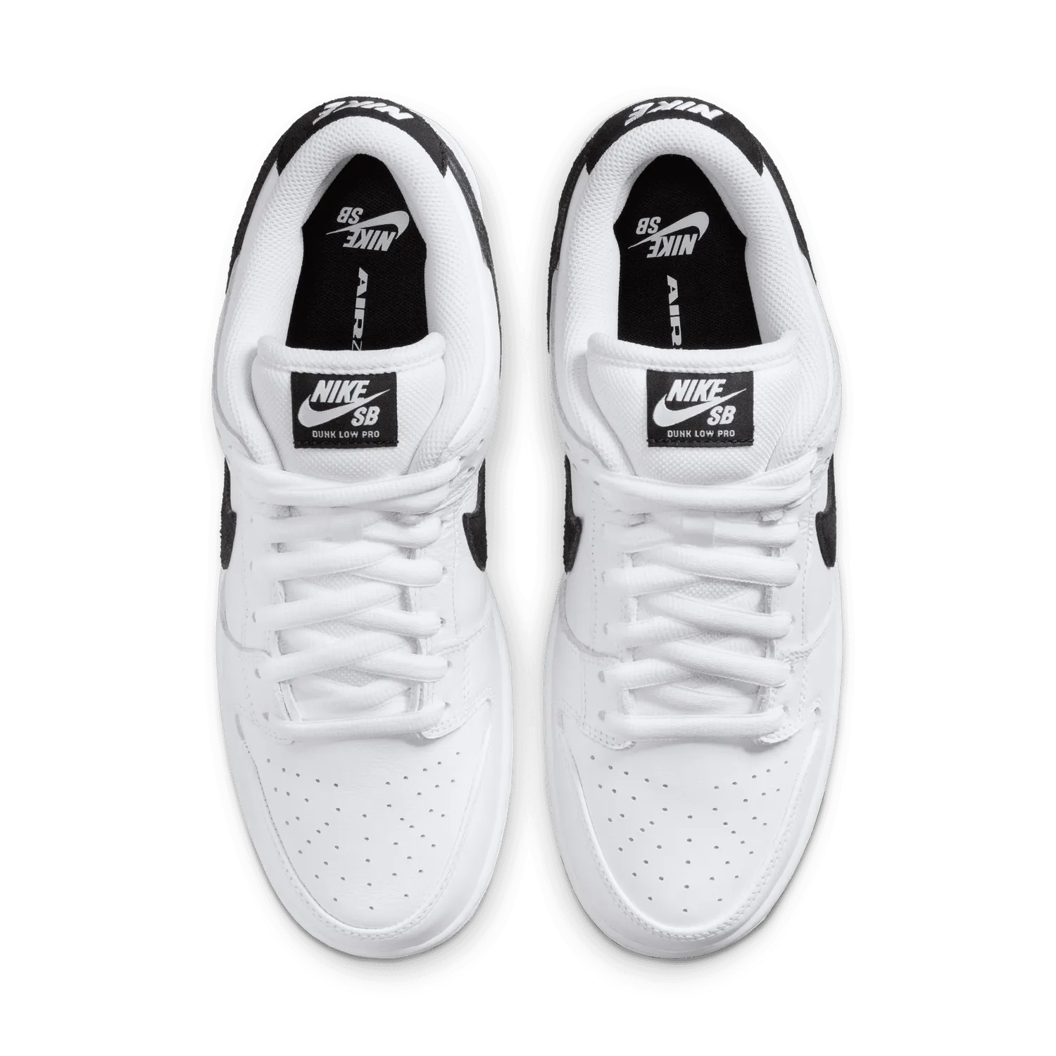 SB Dunk Low Pro 'White Black' Indoor