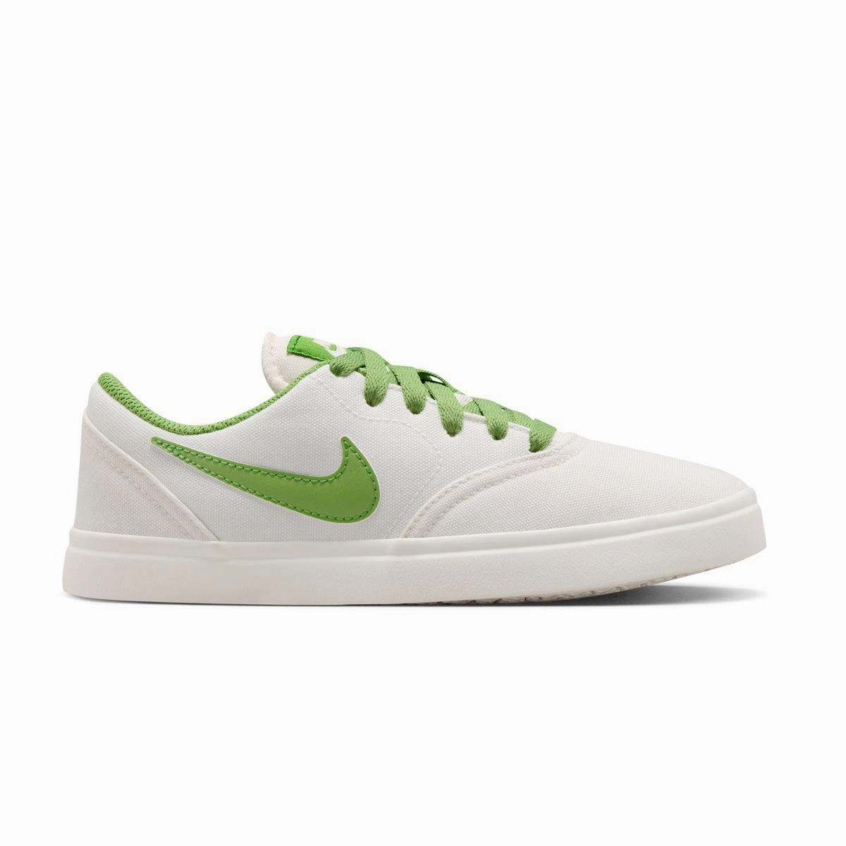 SB Kids Check Canvas 'Phantom Chlorophyll' Reinforced Heel Counter Secure Grip