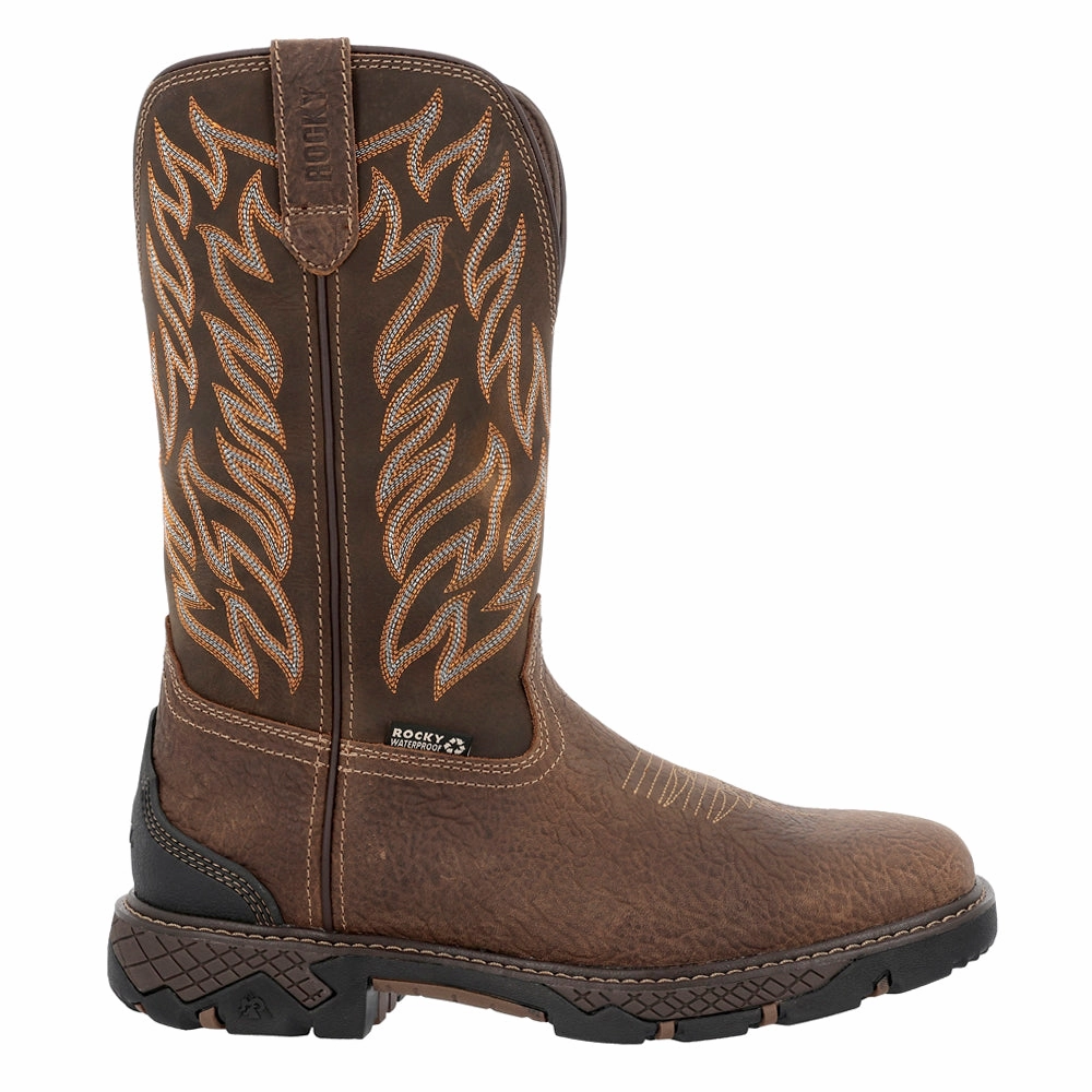 multi-color yoga enthusiasts Ironhawk 11 Inch Pull On Oil Resistant Soft Toe Work Boots