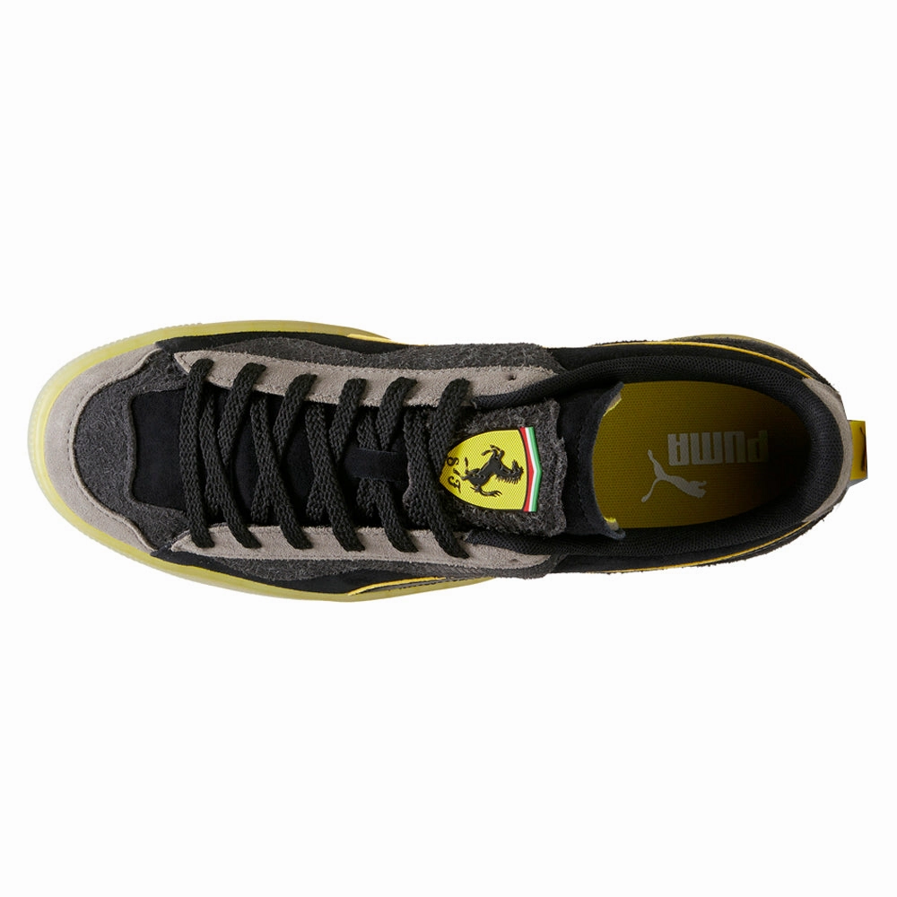 High density foam Scuderia Ferrari Suede Trippy Lace Up Sneakers