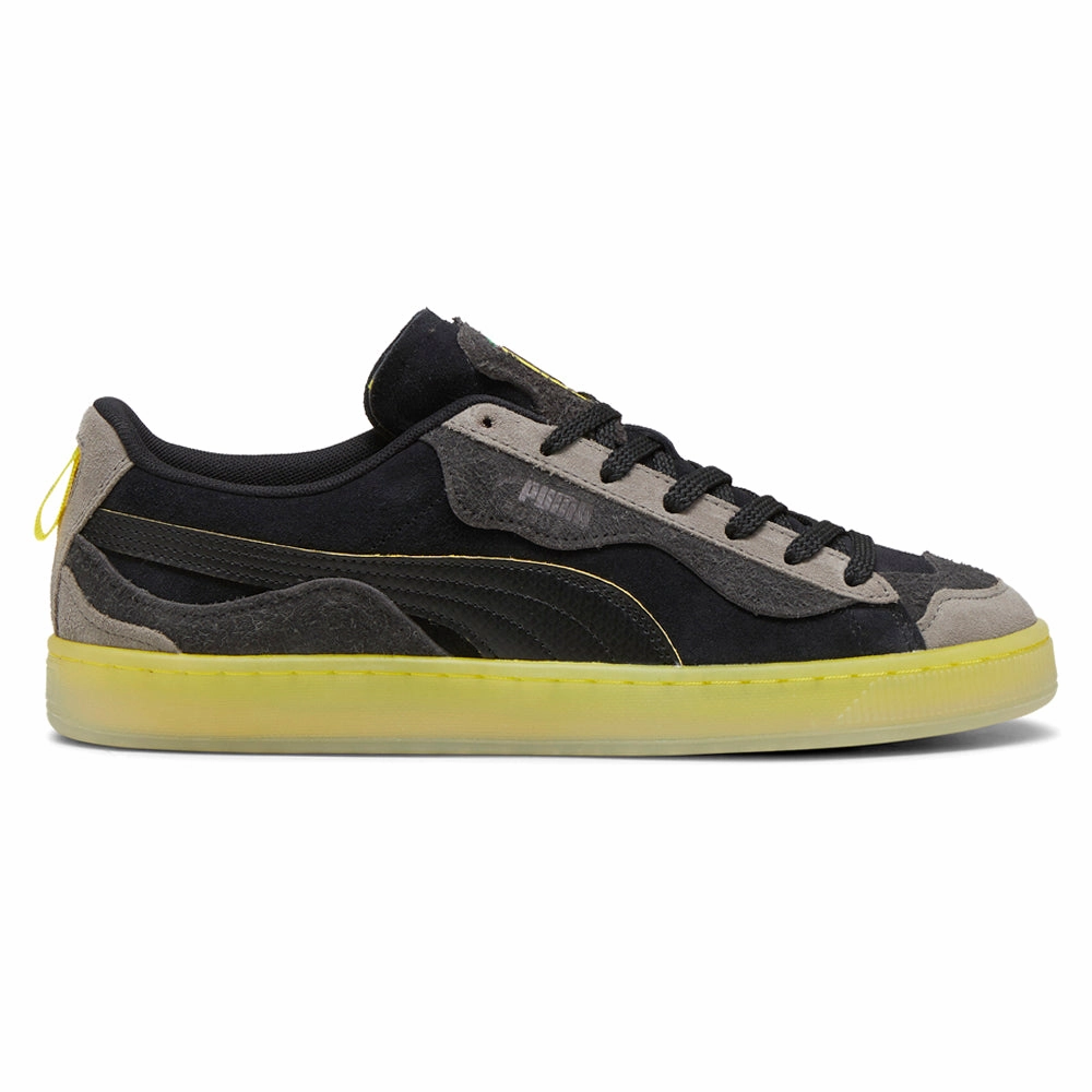 All-weather flair party - goer Scuderia Ferrari Suede Trippy Lace Up Sneakers