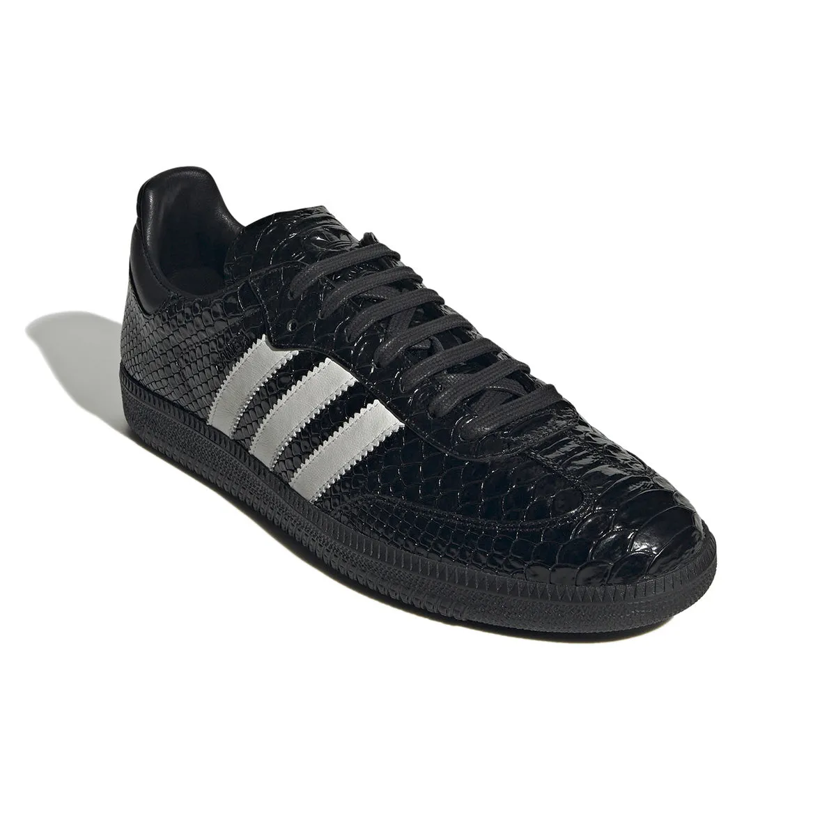 Iconic shock absorption Heel Lock Technology Samba OG 'Made in Italy Black Croc'