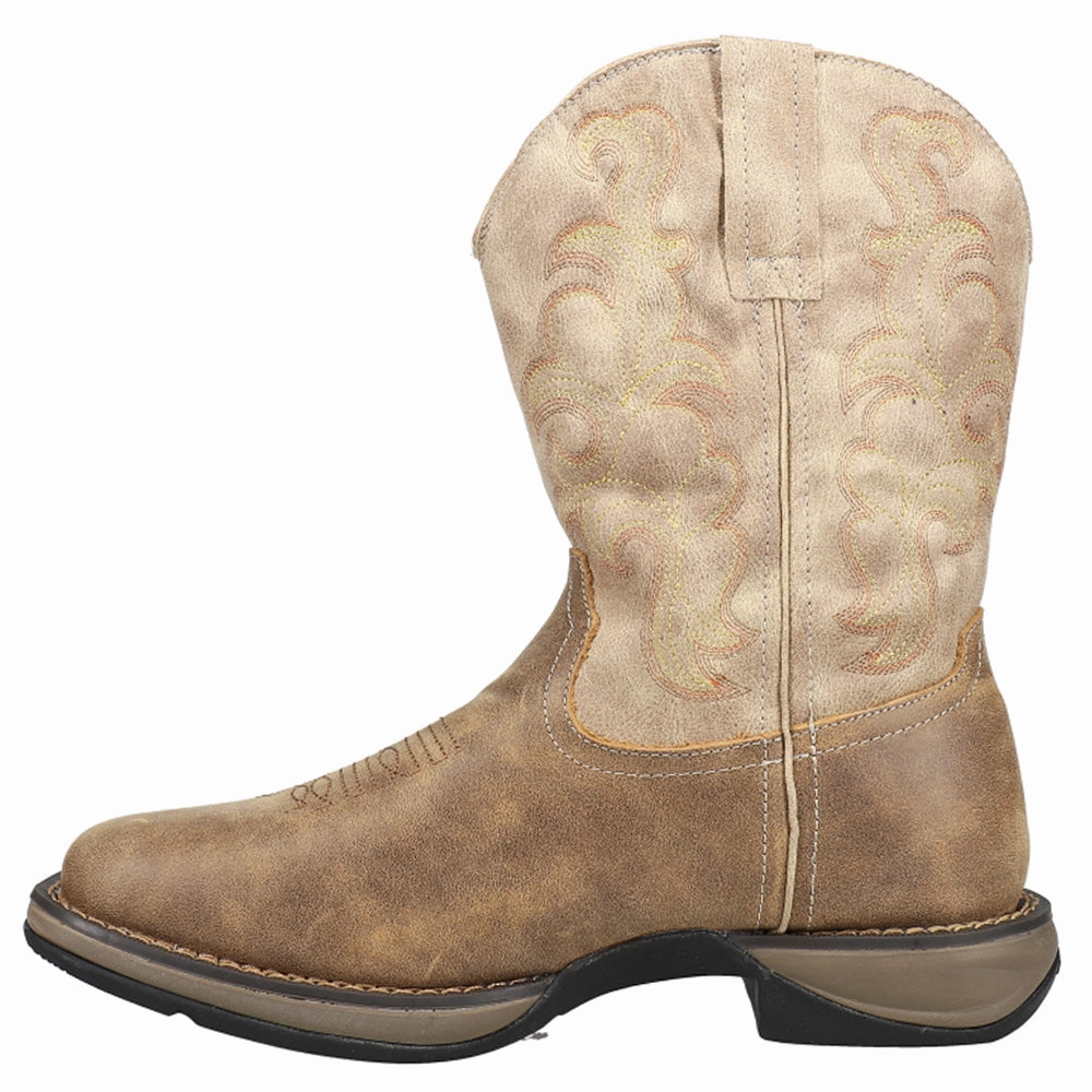 Anti Static Materials plastic Wilder II Embroidered Square Toe Pull On Cowboy Boots