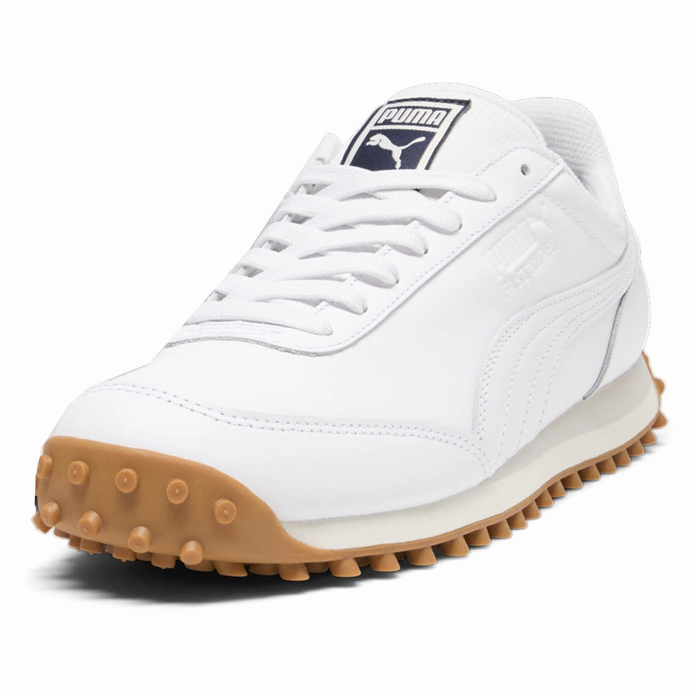 Fast Rider Navy Pack-White Lace Up Sneakers All-weather sole Roomy